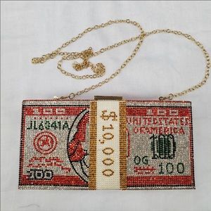 $100 dollar bill fancy bag